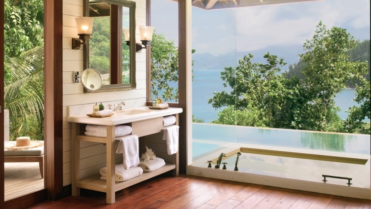 Four Seasons Seychellen - Badezimmer